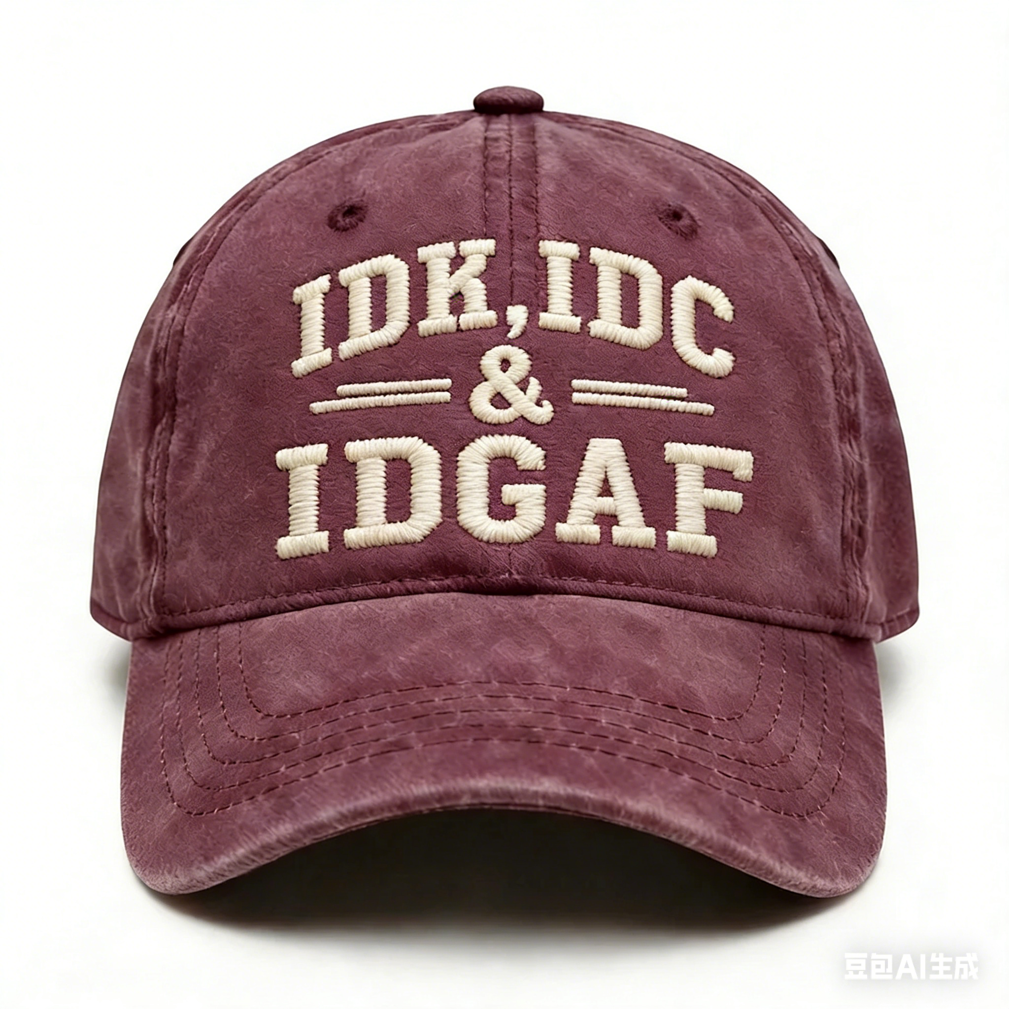 Idk Idc & Idgaf Embroidery Cap