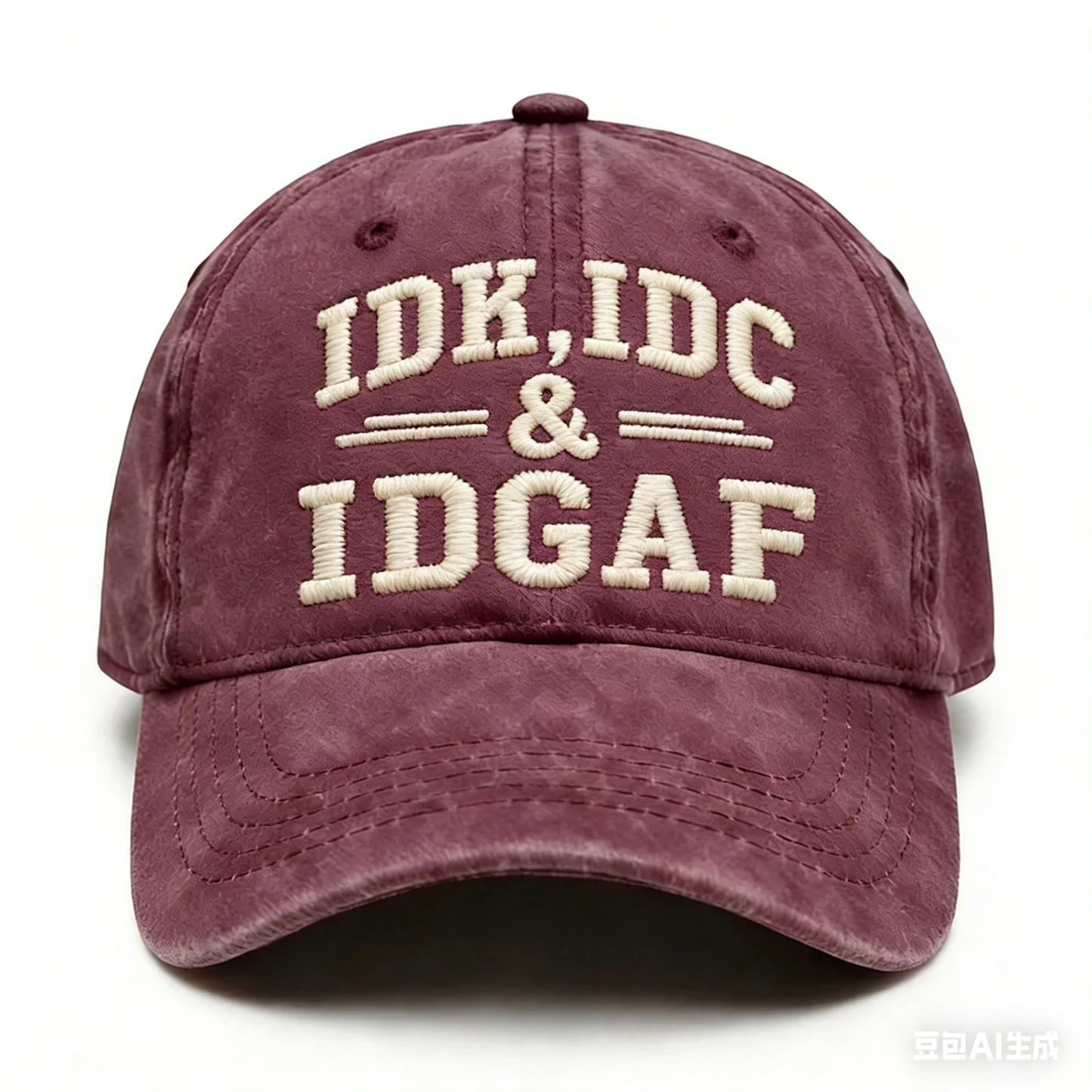 Idk Idc & Idgaf Embroidery Cap
