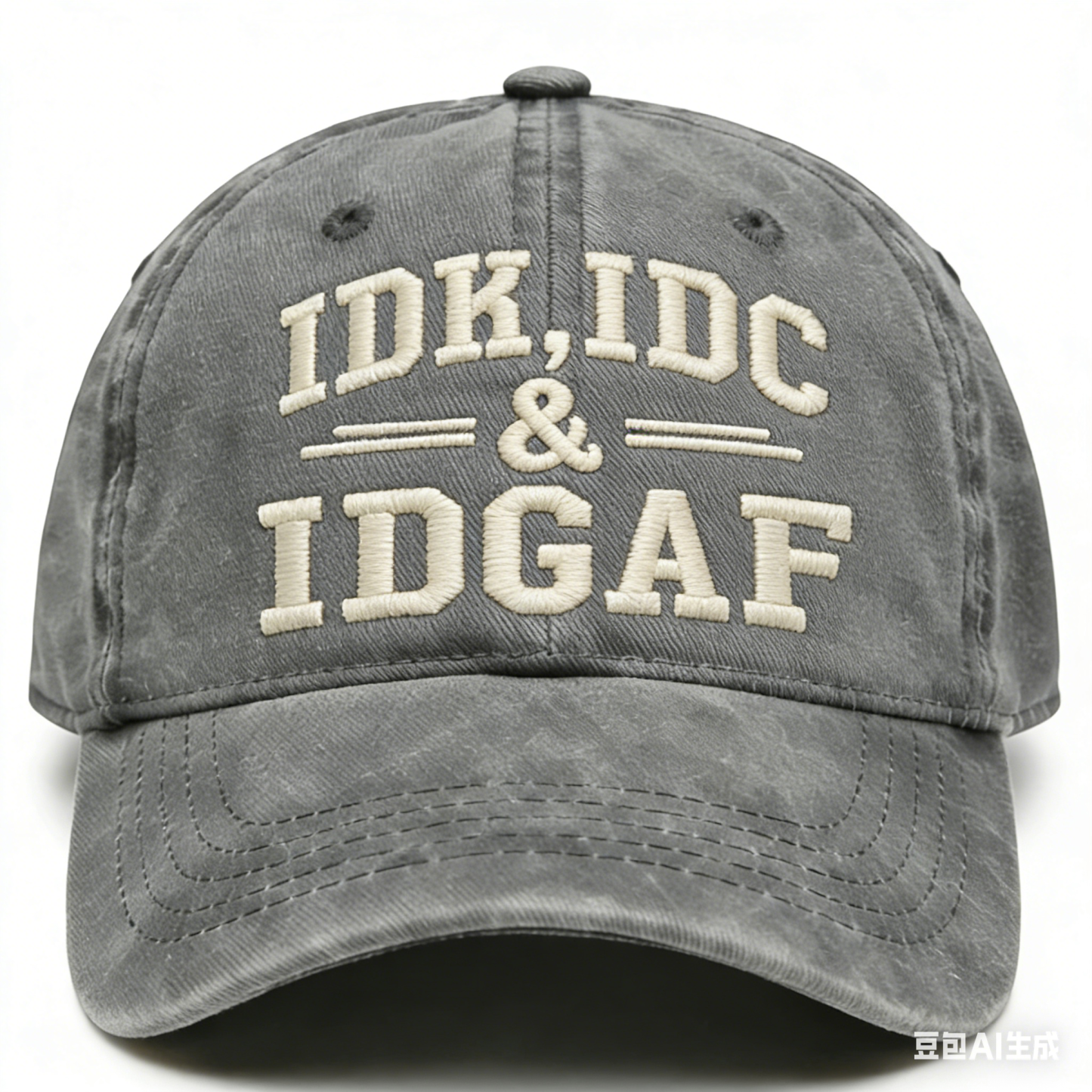 Idk Idc & Idgaf Embroidery Cap