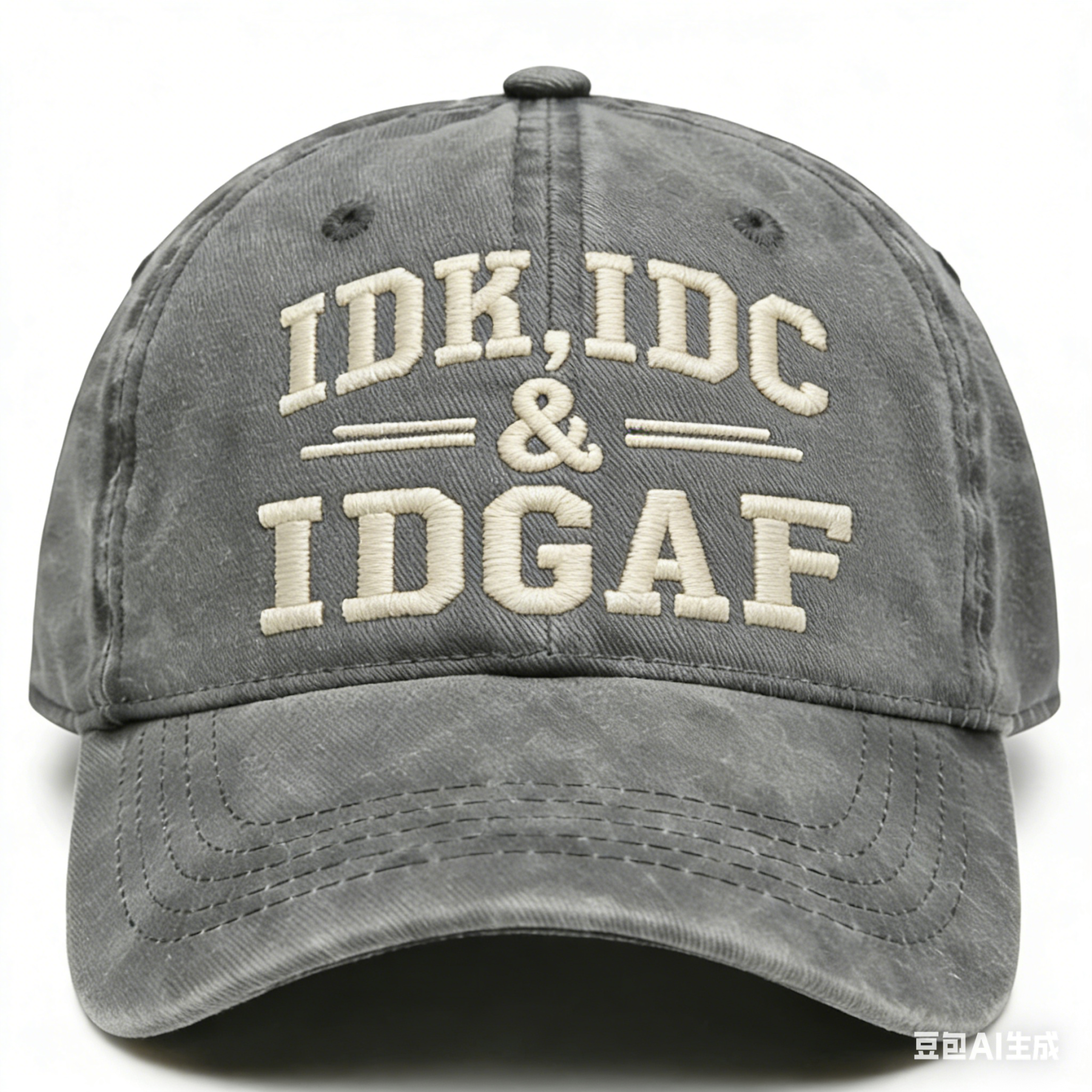 Idk Idc & Idgaf Embroidery Cap