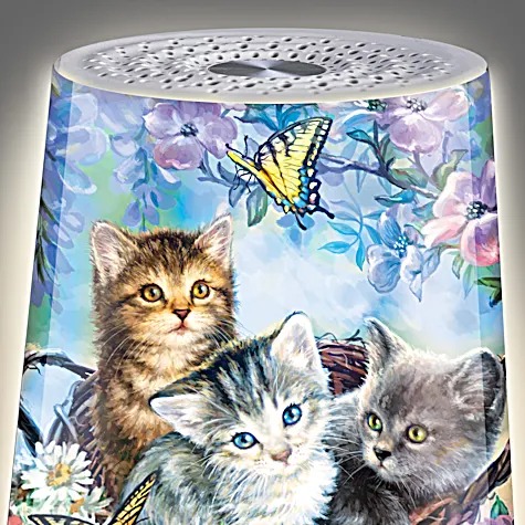 Cat Art Sound Machine With Nightlight