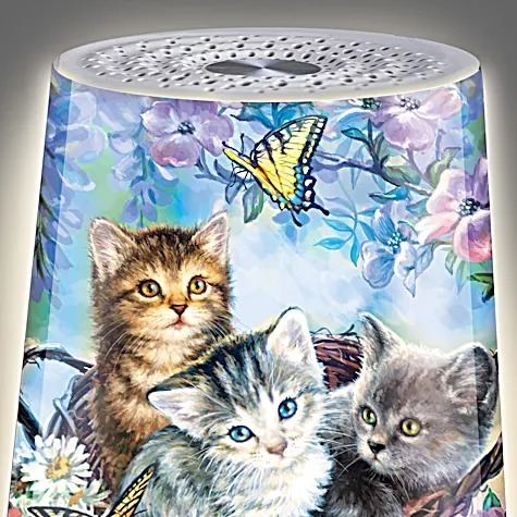 Cat Art Sound Machine With Nightlight