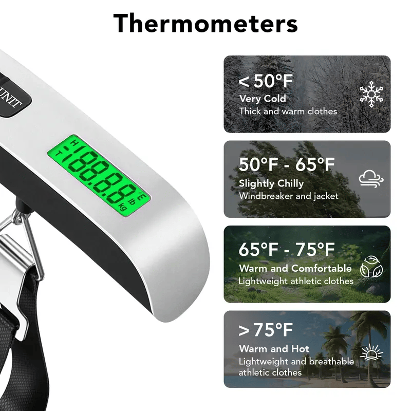 🧳 Portable Digital Luggage Scale – Avoid Overweight Fees & Travel Smart! ⚖️✈️ Accurate, Compact & Easy!