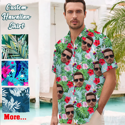 Custom Hawaiian Shirt with Face