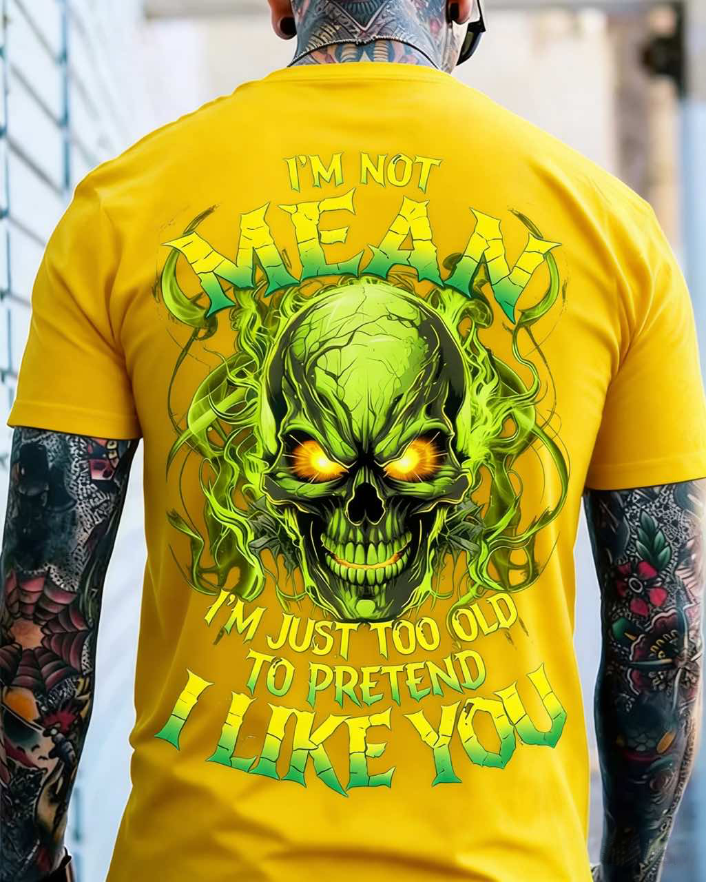 I’M Not Mean I’M Just Too Old To Pretend I Like You Custom Year Sweatshirt/T-shirt/Hoodie