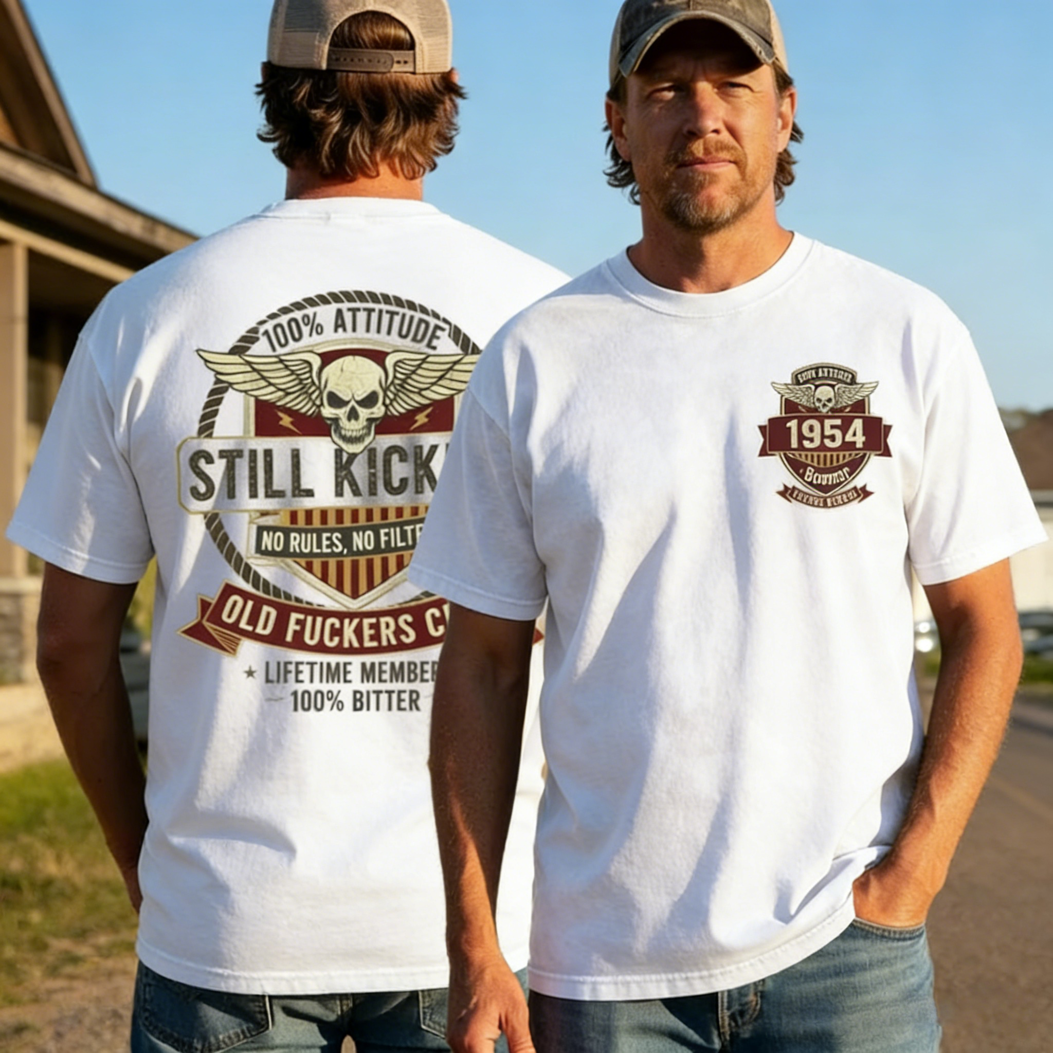 Old Guys Club Lifetime Member Still Kicking T-shirt