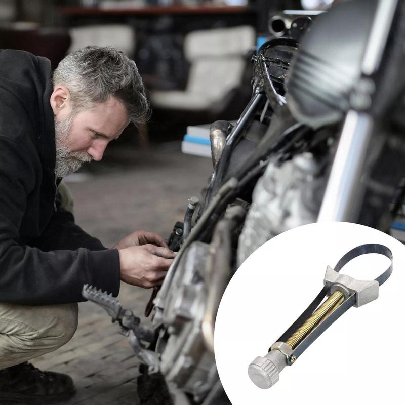 🔥USA NEW Auto Car Diameter Adjustable Oil Filter Removal Strap Wrench Tool