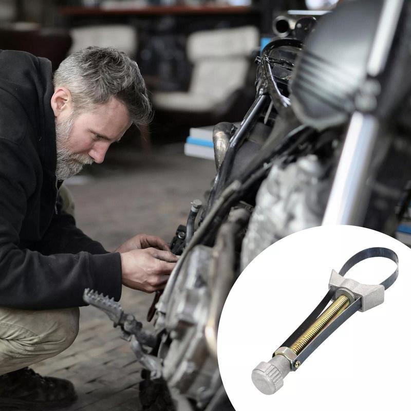 🔥USA NEW Auto Car Diameter Adjustable Oil Filter Removal Strap Wrench Tool