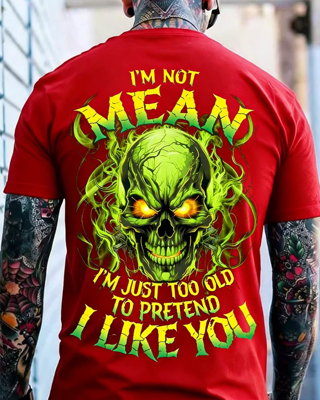 I’M Not Mean I’M Just Too Old To Pretend I Like You Custom Year Sweatshirt/T-shirt/Hoodie