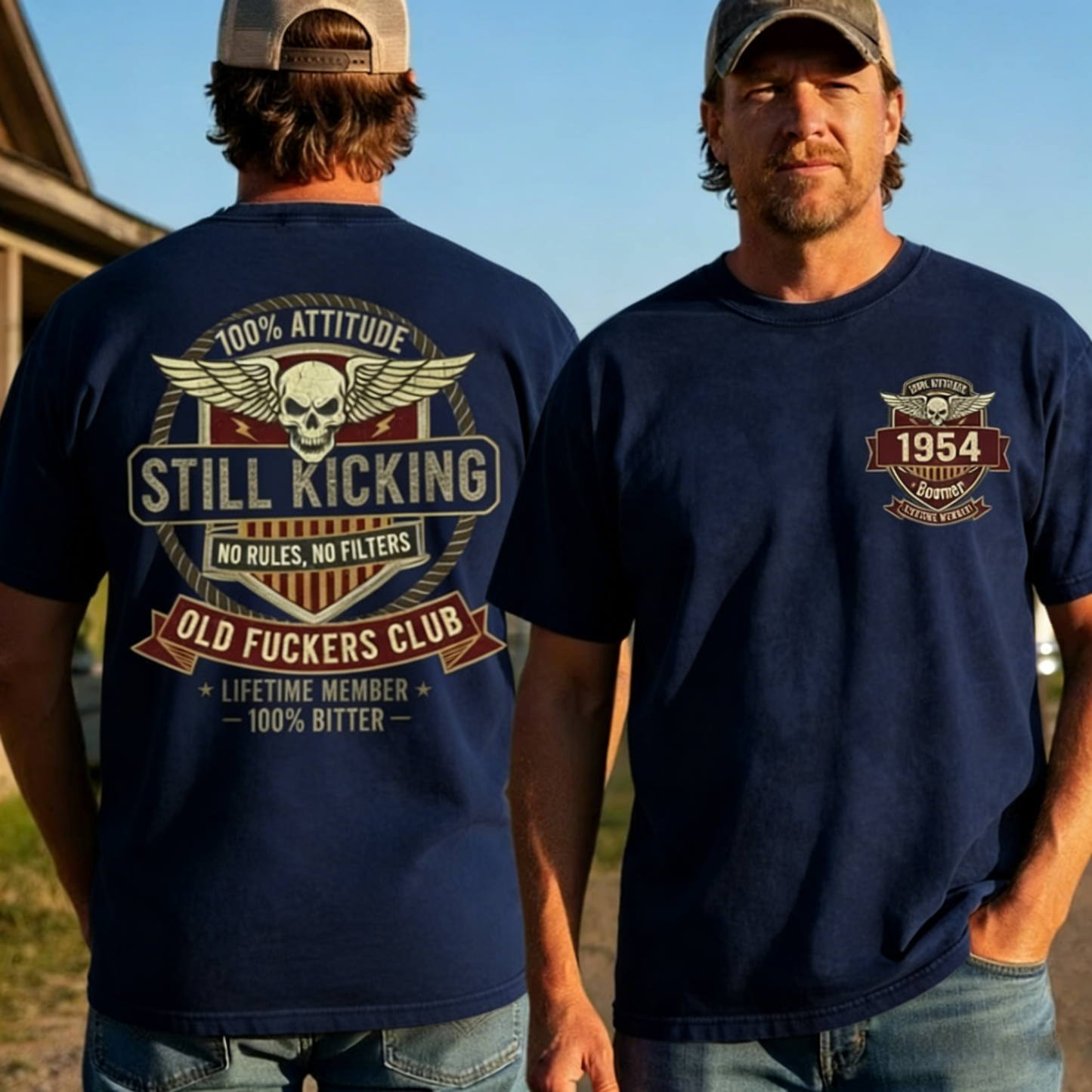 Old Guys Club Lifetime Member Still Kicking T-shirt