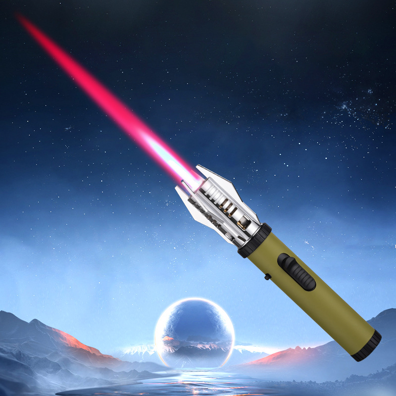🔥Hot Sale 49% OFF💥Camping Outdoor Windproof Straight Flame Lighter