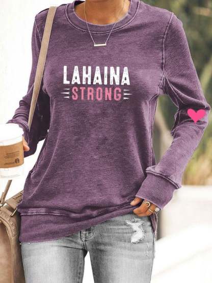 Women's lahaina strong sweatshirt
