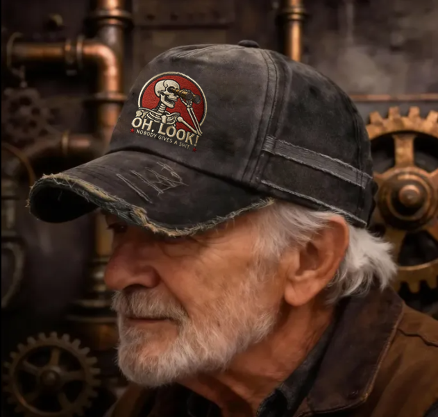 🎉Last Day 50% OFF -Oh, Look! Nobody Gives a” Skeleton Scout Cap