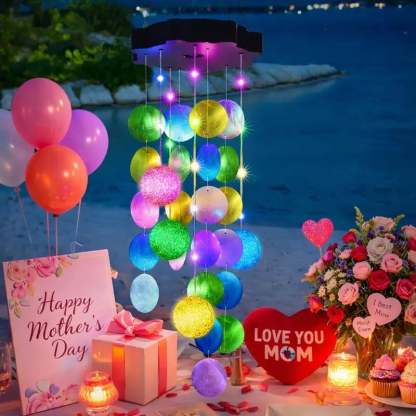 🎁Last Day 49% OFF - 🌈 ✨ Solar-Powered Seashell Wind Chime Light