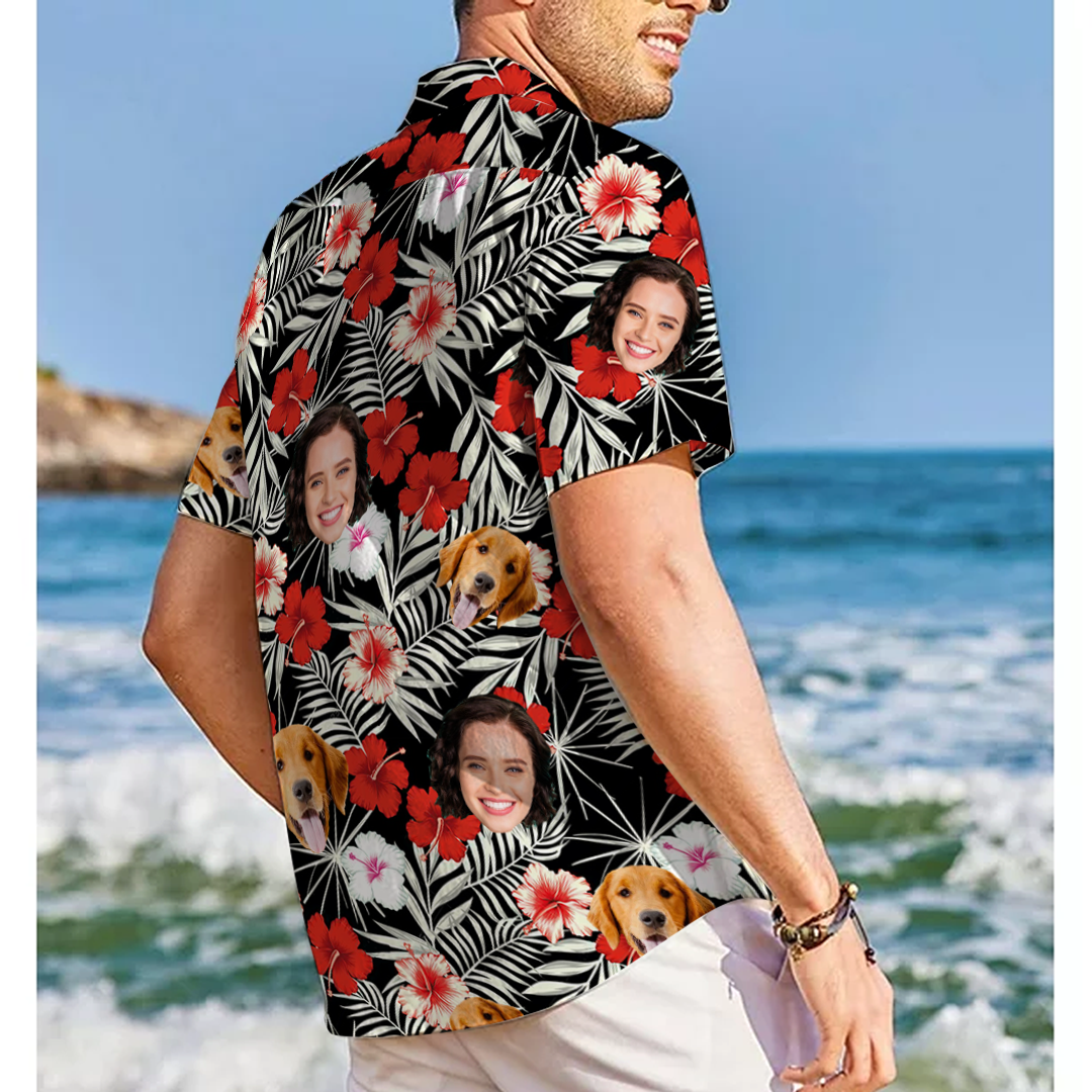 Custom face Hawaiian Shirt with Photo