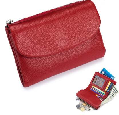 ⏰Unisex Pebble Leather Wallet🔥