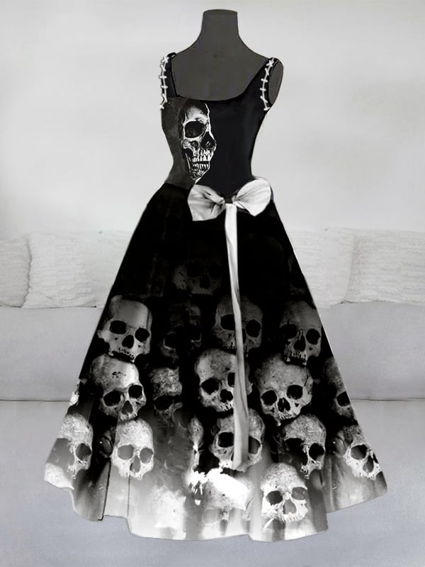 Women's Halloween Print Dress