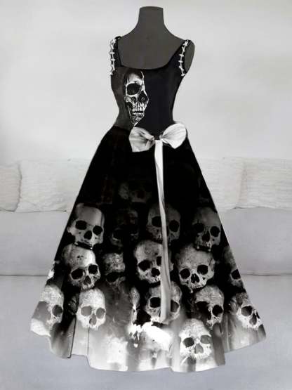 Women's Halloween Print Dress