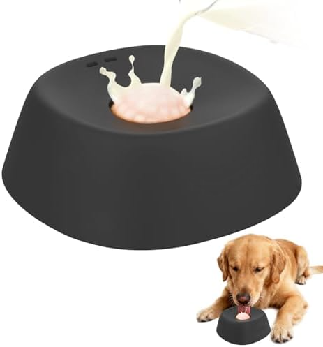 🔥LAST DAY SALE 49% OFF-🐶Slow Feeder Dog Bowls for Liquid Treat, Anti-Slip【Entertained Ball-in】 Bone Broth Dog Lick Bowl