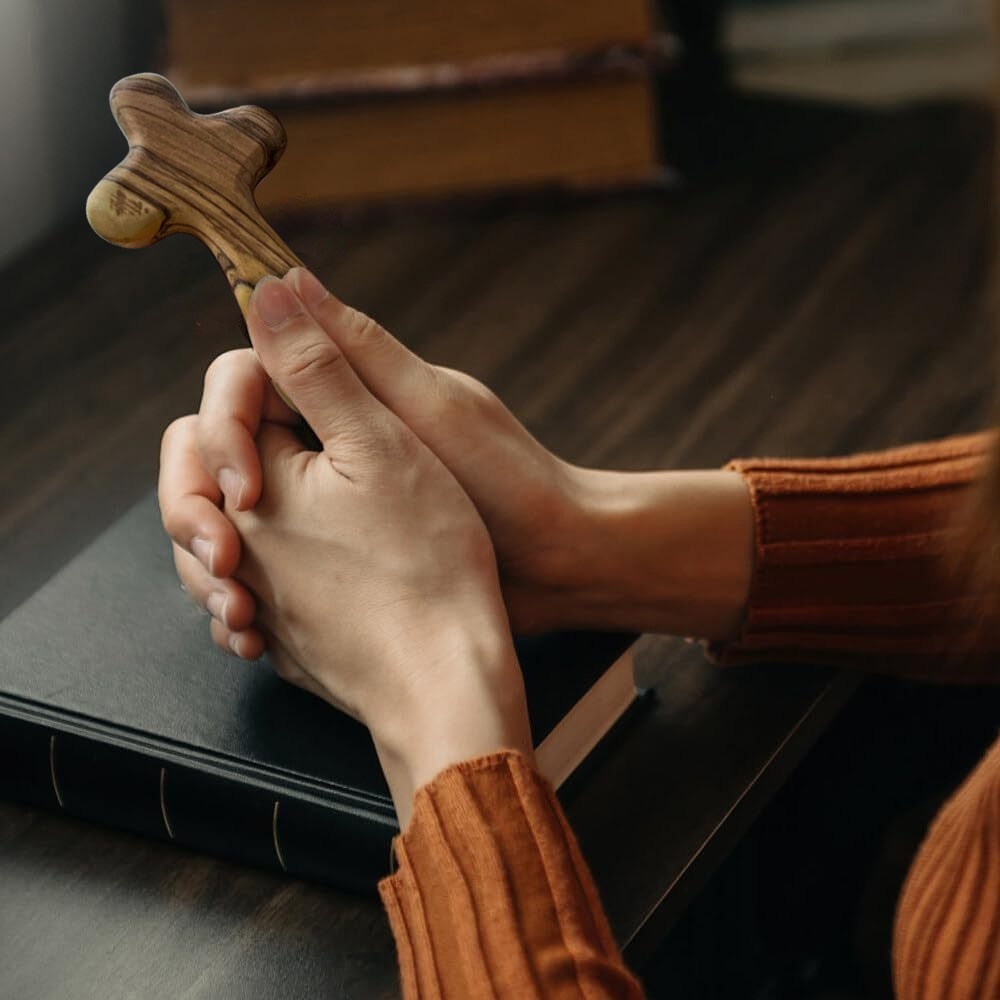 ️100% Handmade Wooden Comfort Cross