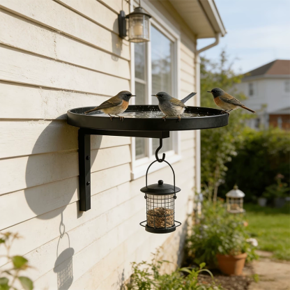🐦💧 50% OFF! Wall-mounted metal birdbath – winterproof, easy to clean, and ideal for garden, balcony & patio 🌿