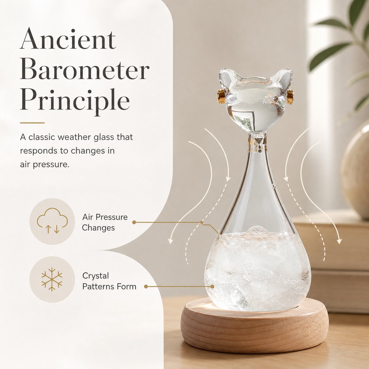 The Felis Forecast: Artisan Cat Storm Glass