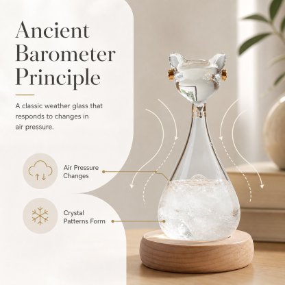The Felis Forecast: Artisan Cat Storm Glass