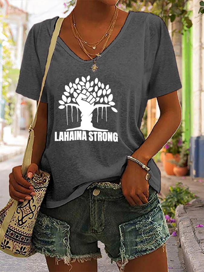 Women's Lahaina Strong Casual T-Shirt