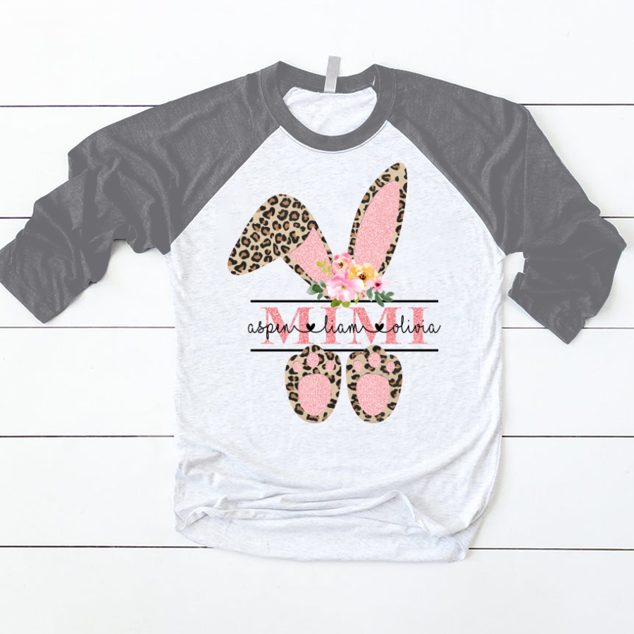 Leopard Bunny Mimi And Kids CL01 Baseball