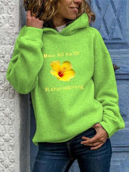 Women's lahaina strong hooded sweatshirt