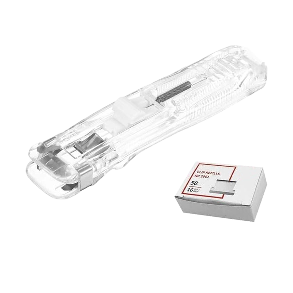 📎2026 New in Hot Sale 50% OFF🔥Portable Binder Clip Stapler - Includes 50 reusable clips