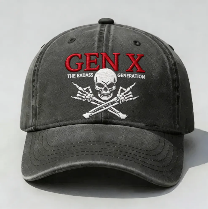 Gen X The Badass Generation Embroidery Cap