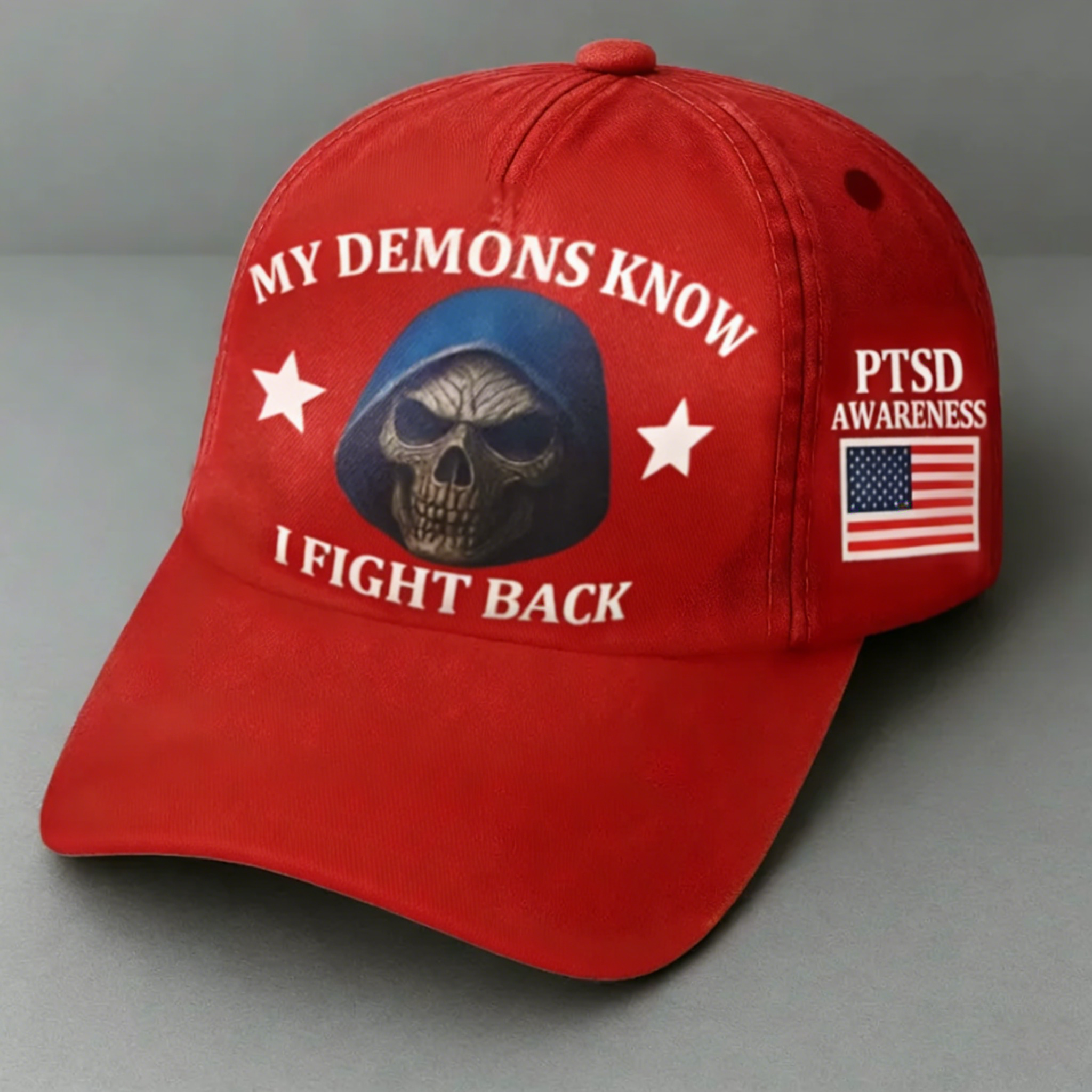 PTSD Awareness Hat – I Fight Back, Every Day
