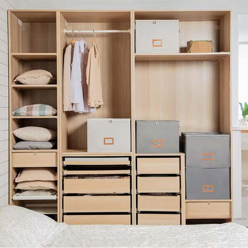 📢📢50% OFF !!!⏰ Fabric Shoe Organizer Storage Box👟– Foldable Design, Large Capacity, Dustproof & Breathable, Space-Saving for Closet & Bedroom 🧺