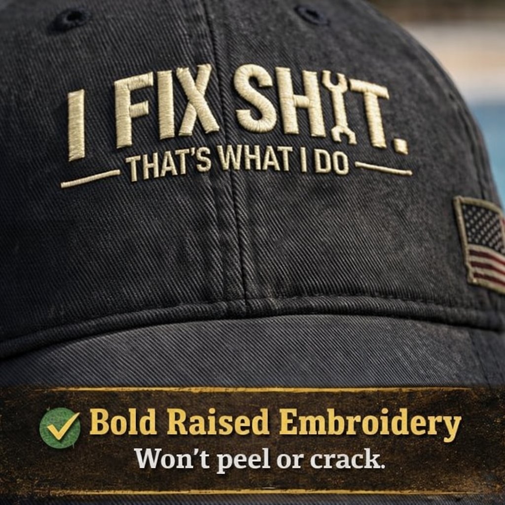 🔥LAST DAY 49% OFF🧢 Vintage Distressed “I Fix Sh*t” Cap