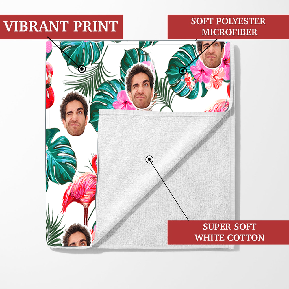 Personalized Summer Beach Towels, Custom Photo Gifts, Summer Beach Towels, Meaningful Gifts