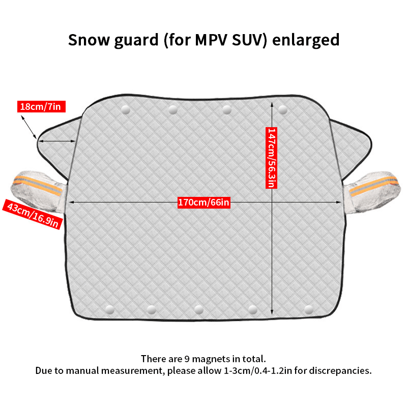 🏆Flash Sale⚡ 50K+ SOLD!🚗4-Layer Magnetic Windshield Cover for Car