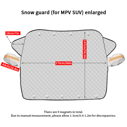 🏆Flash Sale⚡ 50K+ SOLD!🚗4-Layer Magnetic Windshield Cover for Car