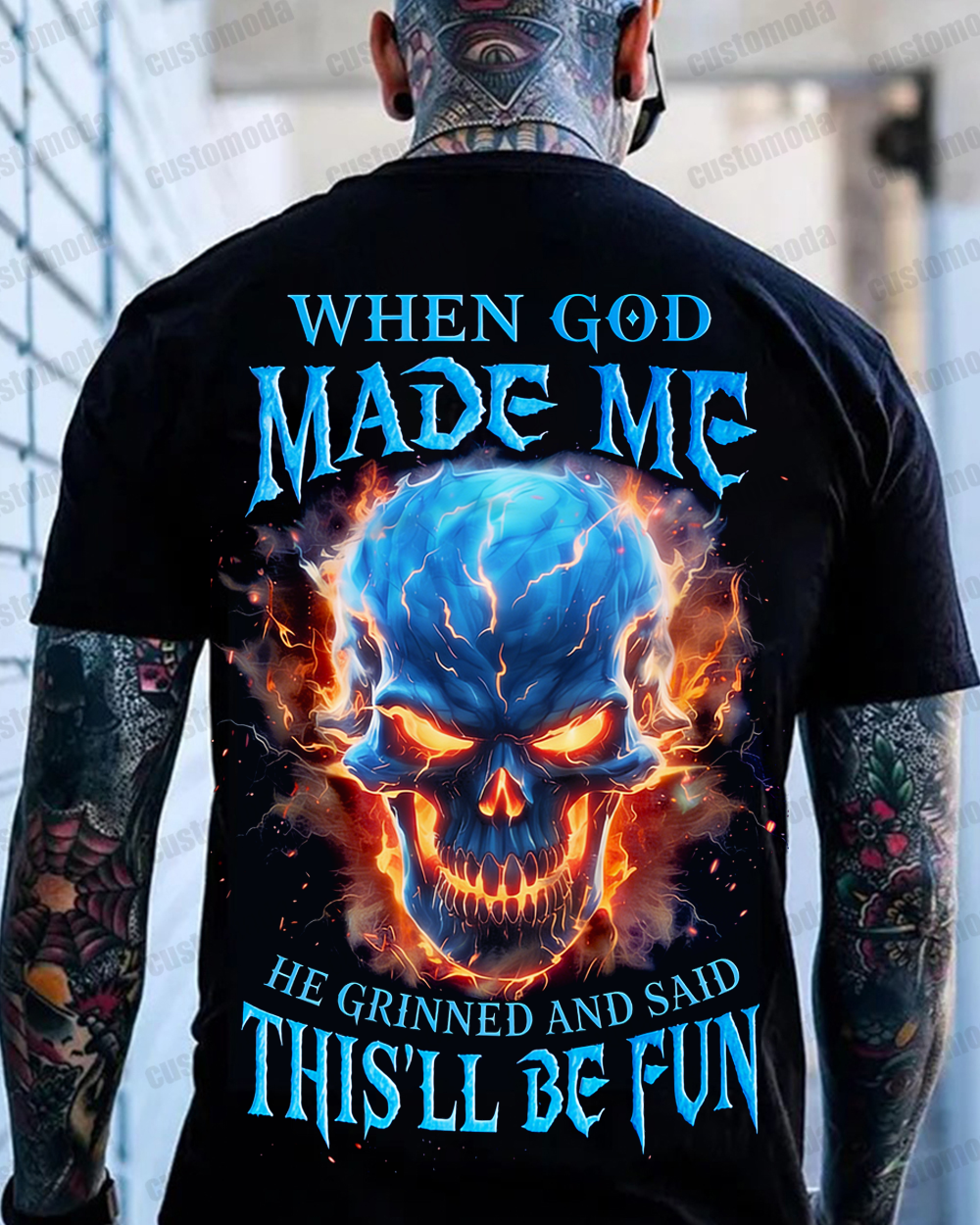 When God Made Me He Grinned And Said This'll Be Fun Custom Year Sweatshirt/T-shirt/Hoodie