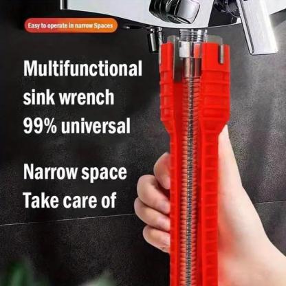 💥Exclusive Offer🔥Sink Faucet Installer Tool,14-in-1 Faucet Wrench