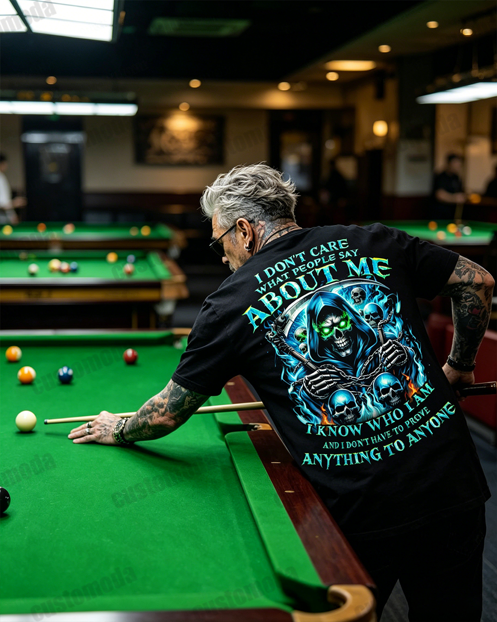 I Don't Care What People Say About Me Custom Year T-shirt