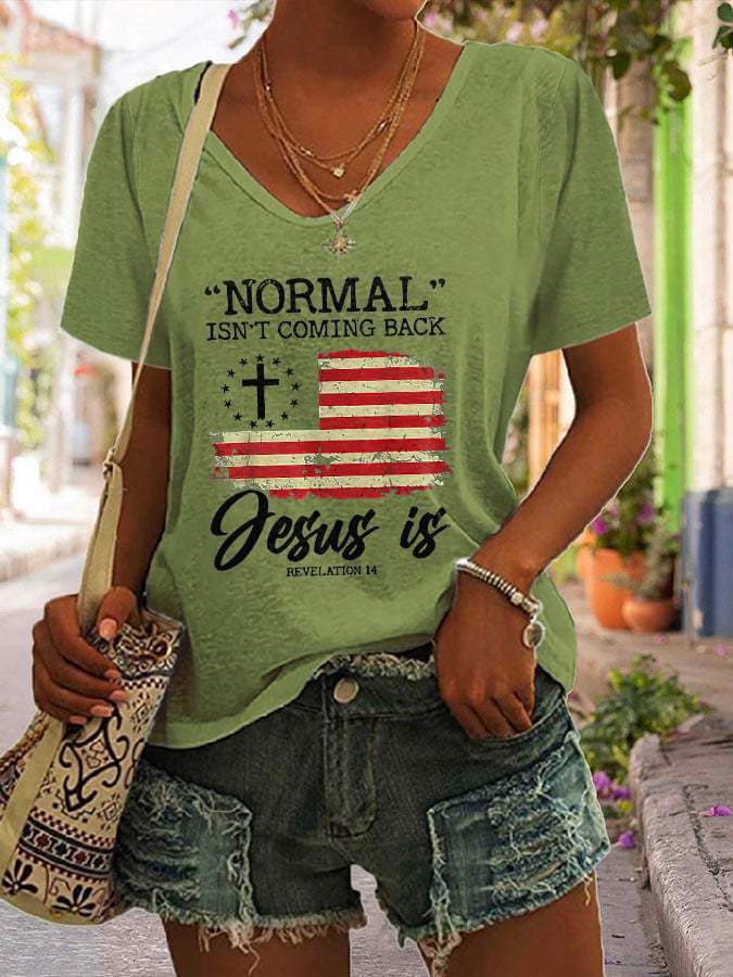 Women's Casual Printed Short Sleeve T-Shirt