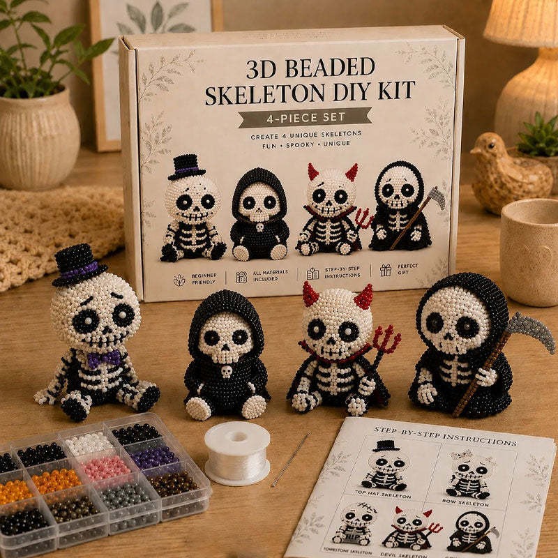 🔥Last Day 50% OFF 💀 3D Beaded Skeleton DIY Kit