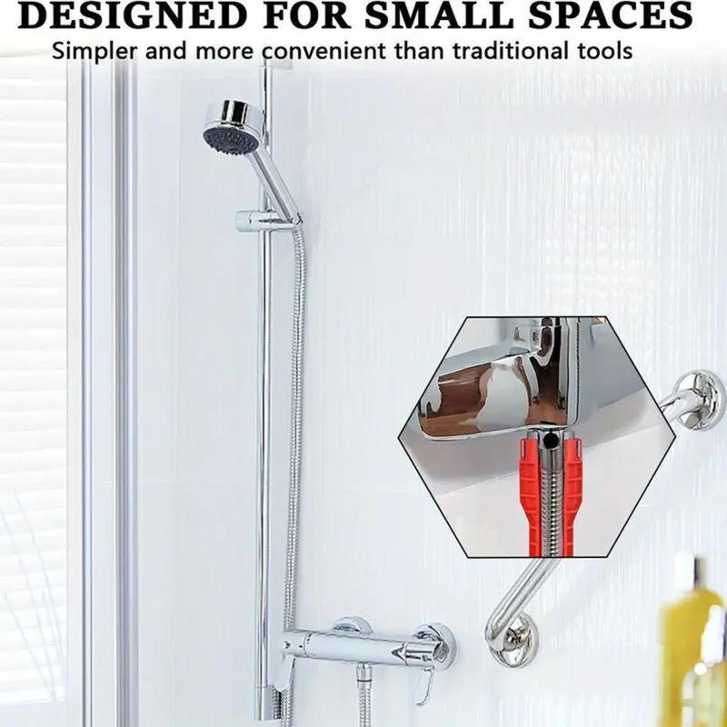 💥Exclusive Offer🔥Sink Faucet Installer Tool,14-in-1 Faucet Wrench