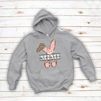 Leopard Bunny Mimi And Kids CL01 Hoodie