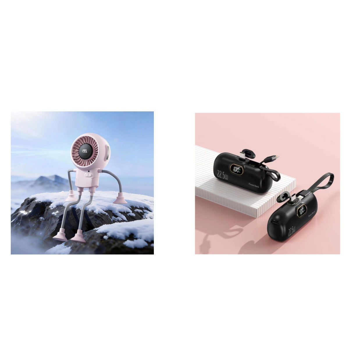 🥳SUMMER HOT SALE 🔥Multi-Functional Robot Fan with Suction Cups