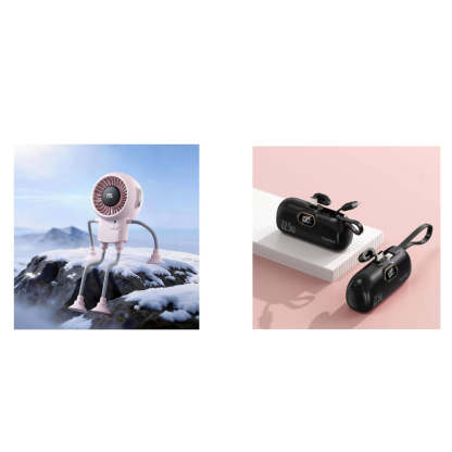 🥳SUMMER HOT SALE 🔥Multi-Functional Robot Fan with Suction Cups