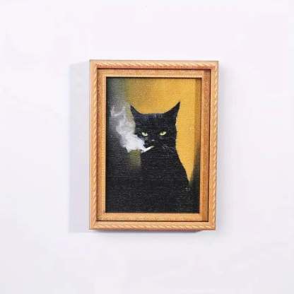 🔥Funny Cat Fridge Magnet - Vintage Art Frame