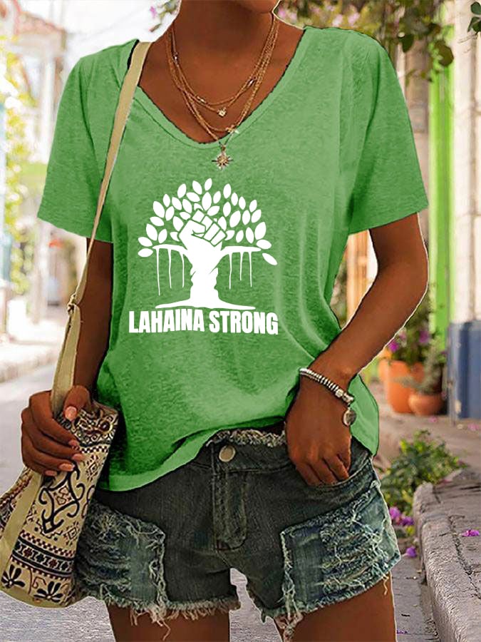 Women's Lahaina Strong Casual T-Shirt