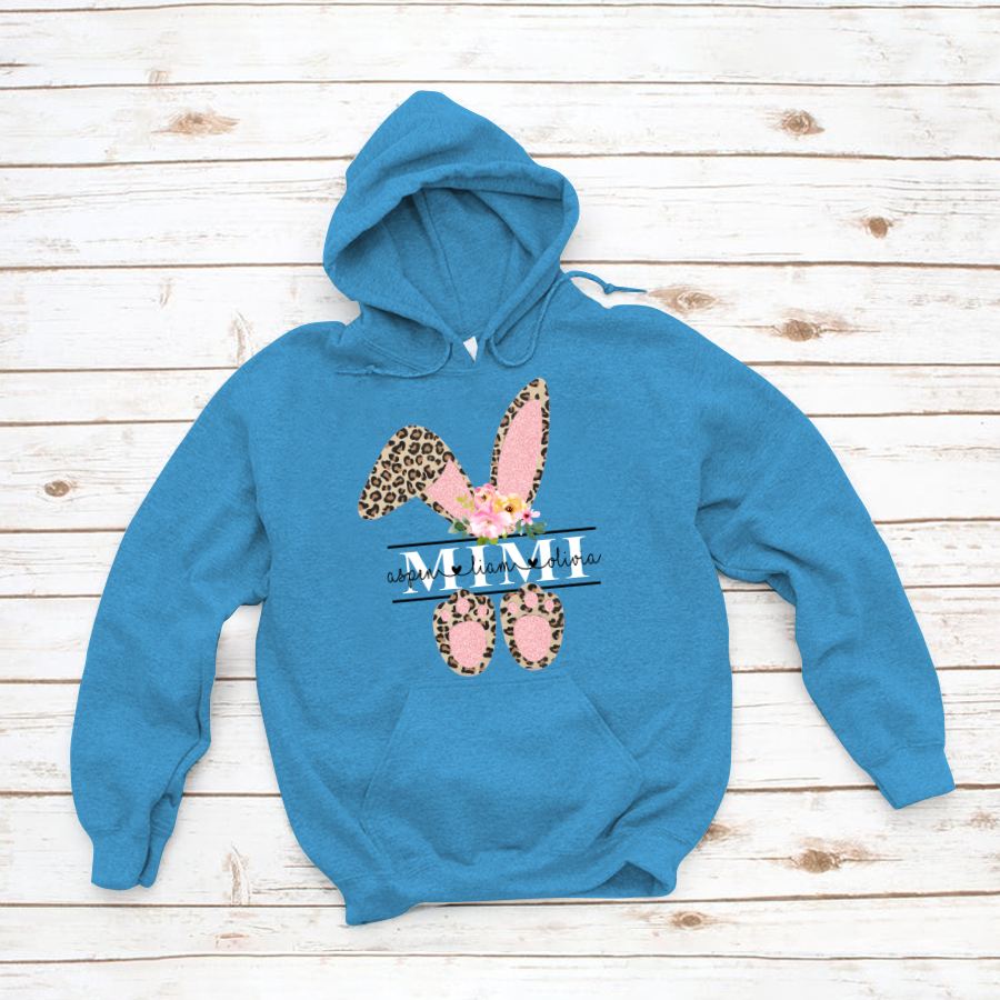 Leopard Bunny Mimi And Kids CL01 Hoodie